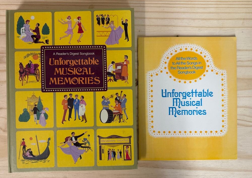 Reader's Digest Unforgettable Musical Memories Song and Lyric Book Set 1984